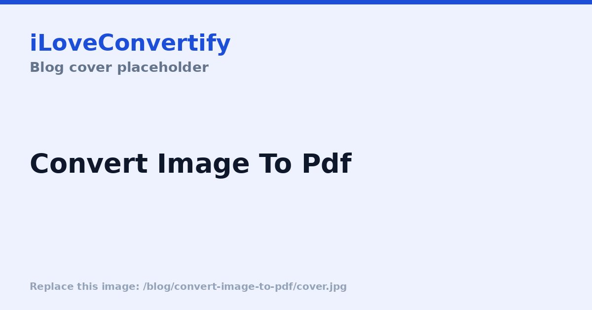 How to Convert Images to a PDF